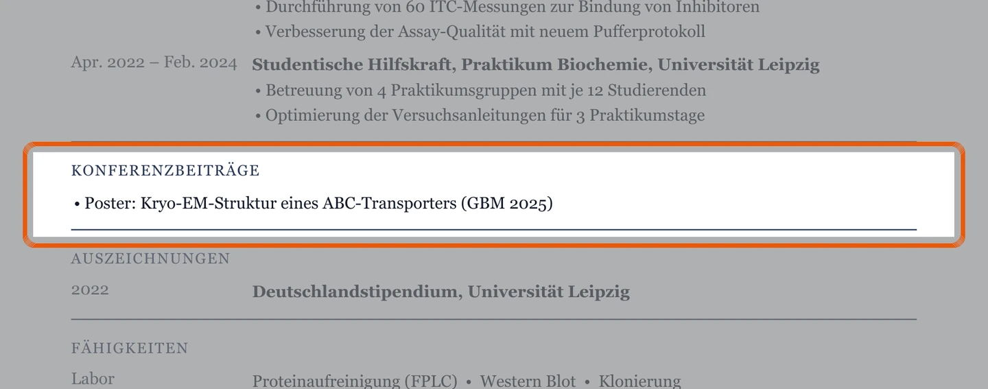 Publikationen im Muster – Muster Bewerbung auf eine Promotionsstelle