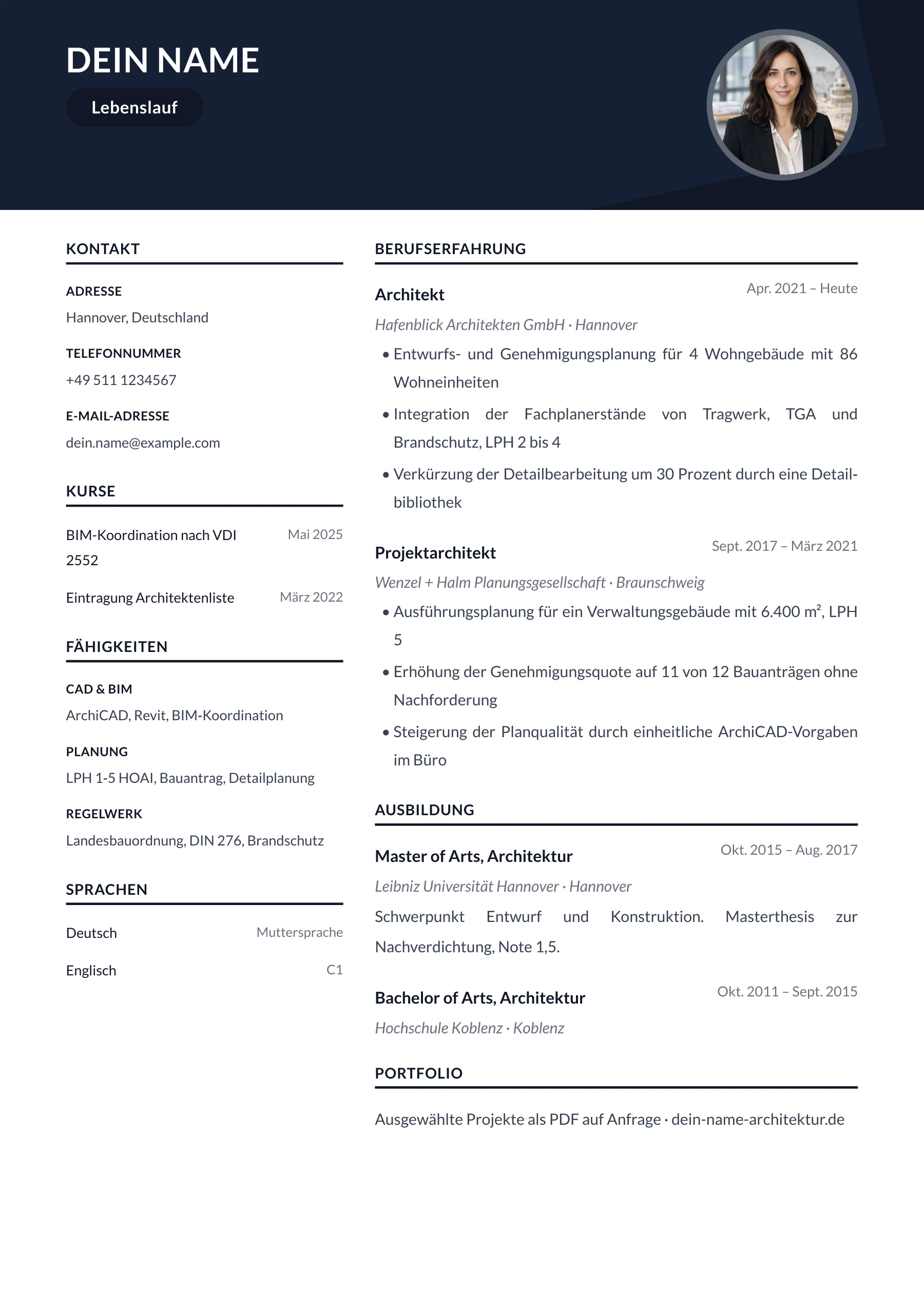 Architekt allgemein · Geometrisch