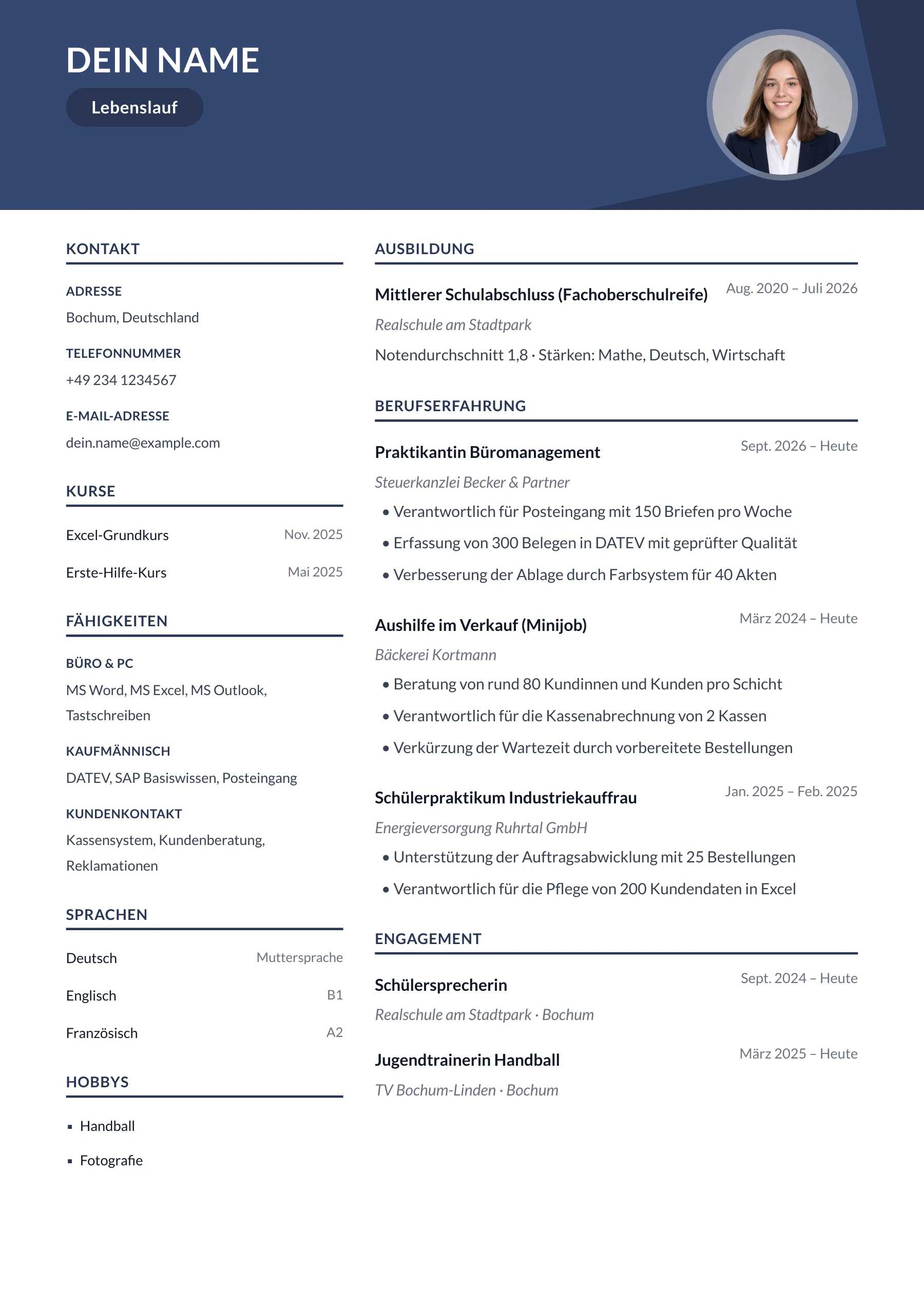 Ausbildung allgemein · Geometrisch