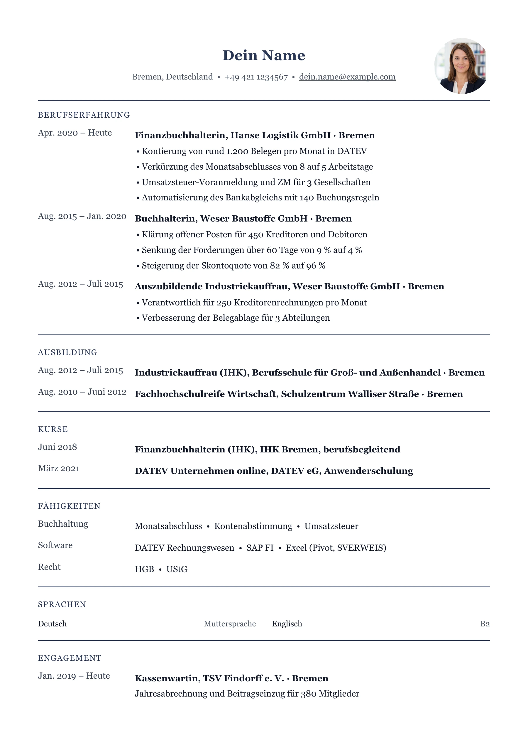 Buchhaltung allgemein · Klassisch