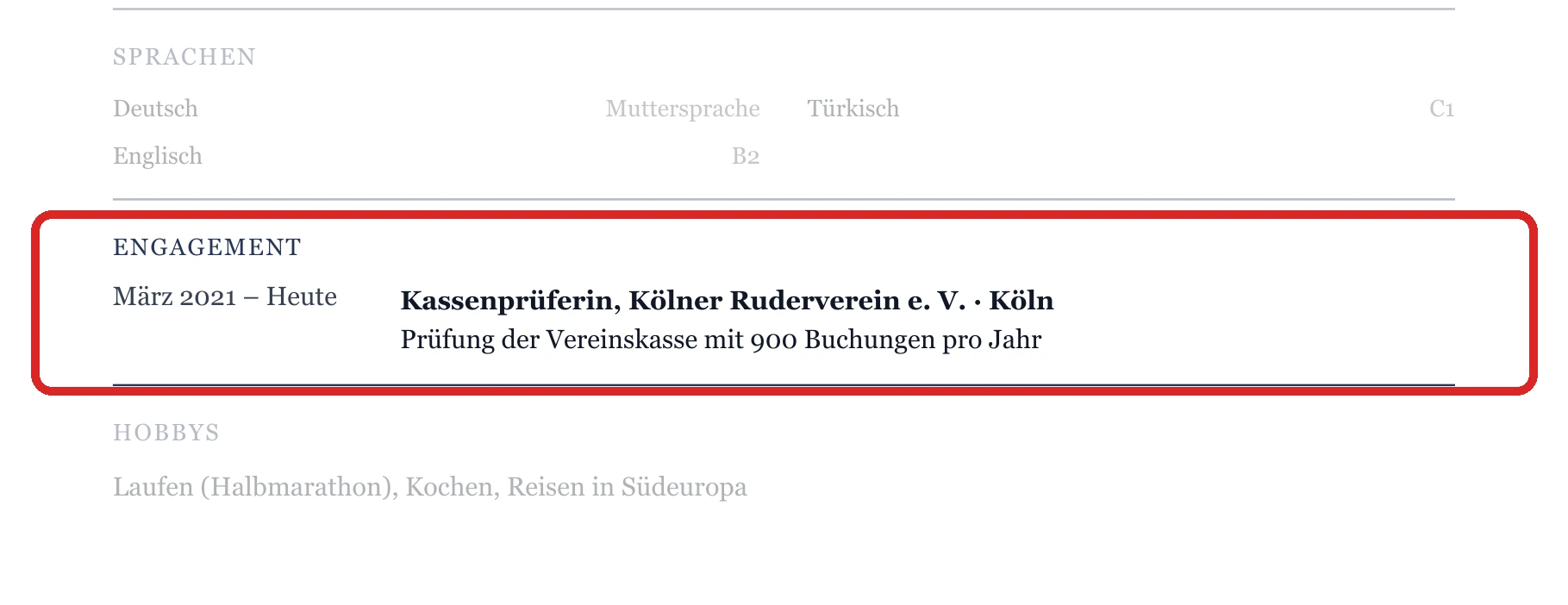 Engagement im Muster – Kreditoren & Debitoren