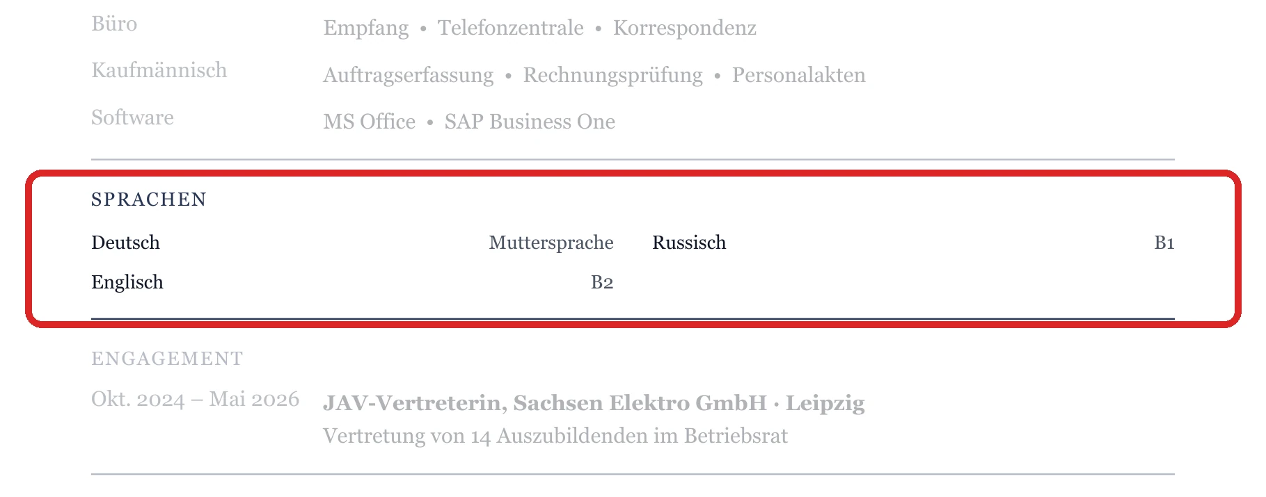 Sprachen im Muster – Ausbildung & Berufseinstieg