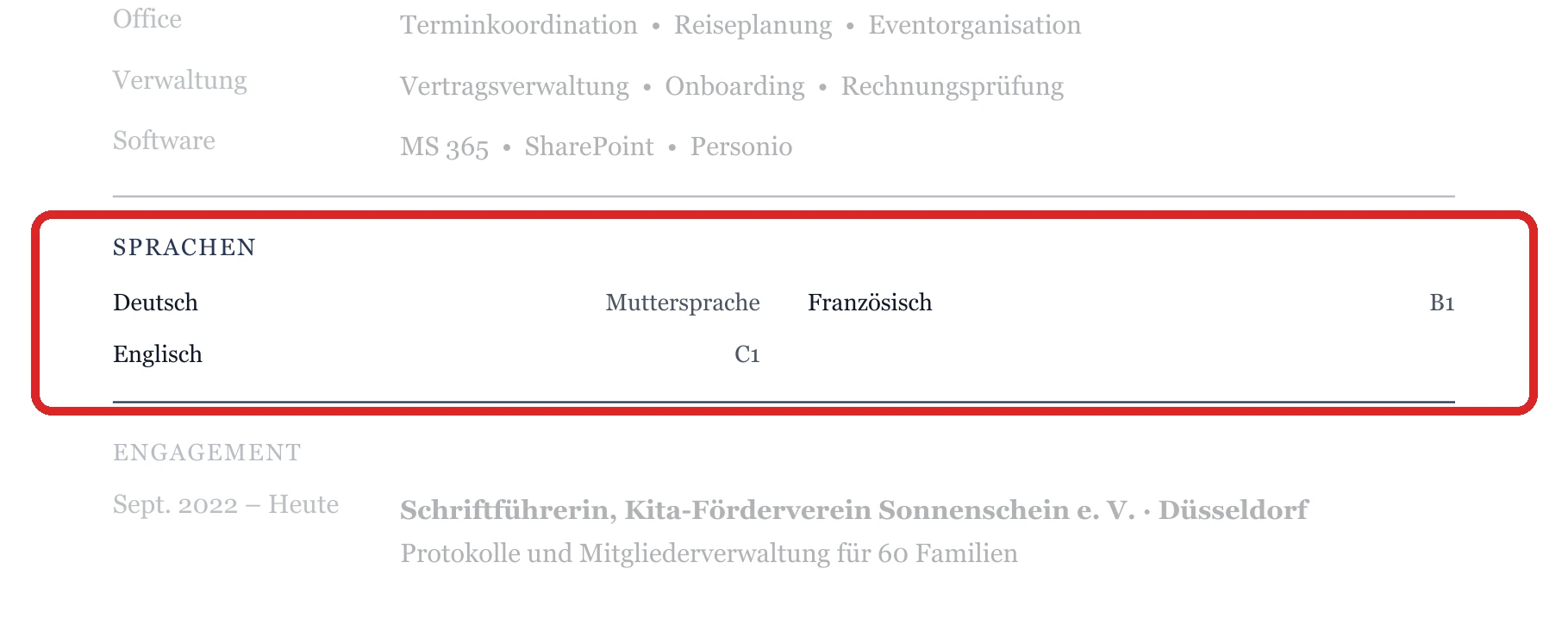 Sprachen im Muster – Office-Management & Teamassistenz