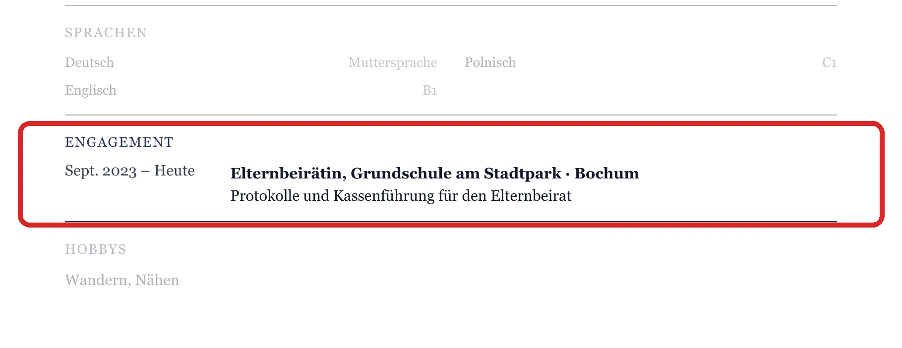 Engagement im Muster – Umschulung & Wiedereinstieg