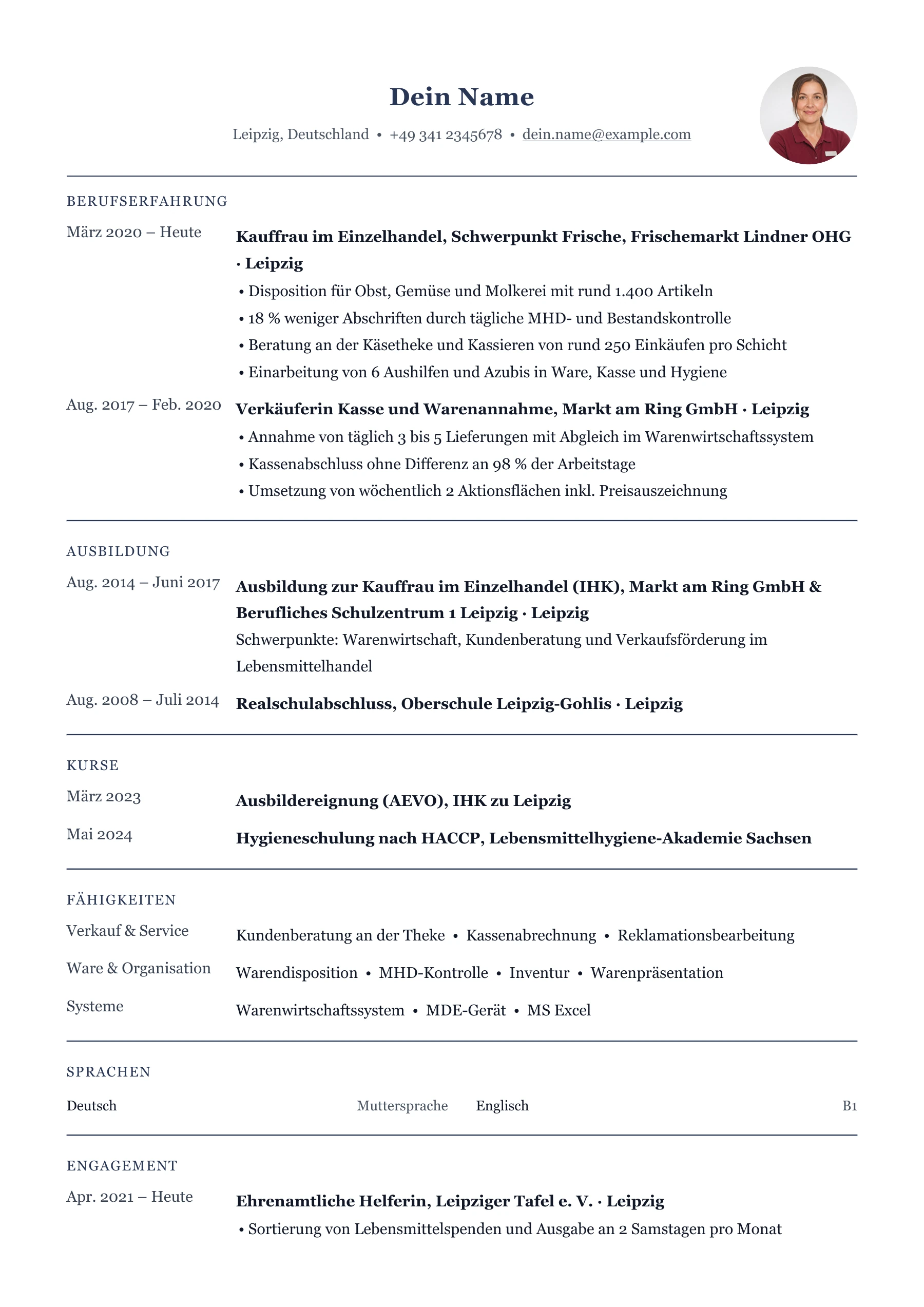 Einzelhandel allgemein · Klassisch