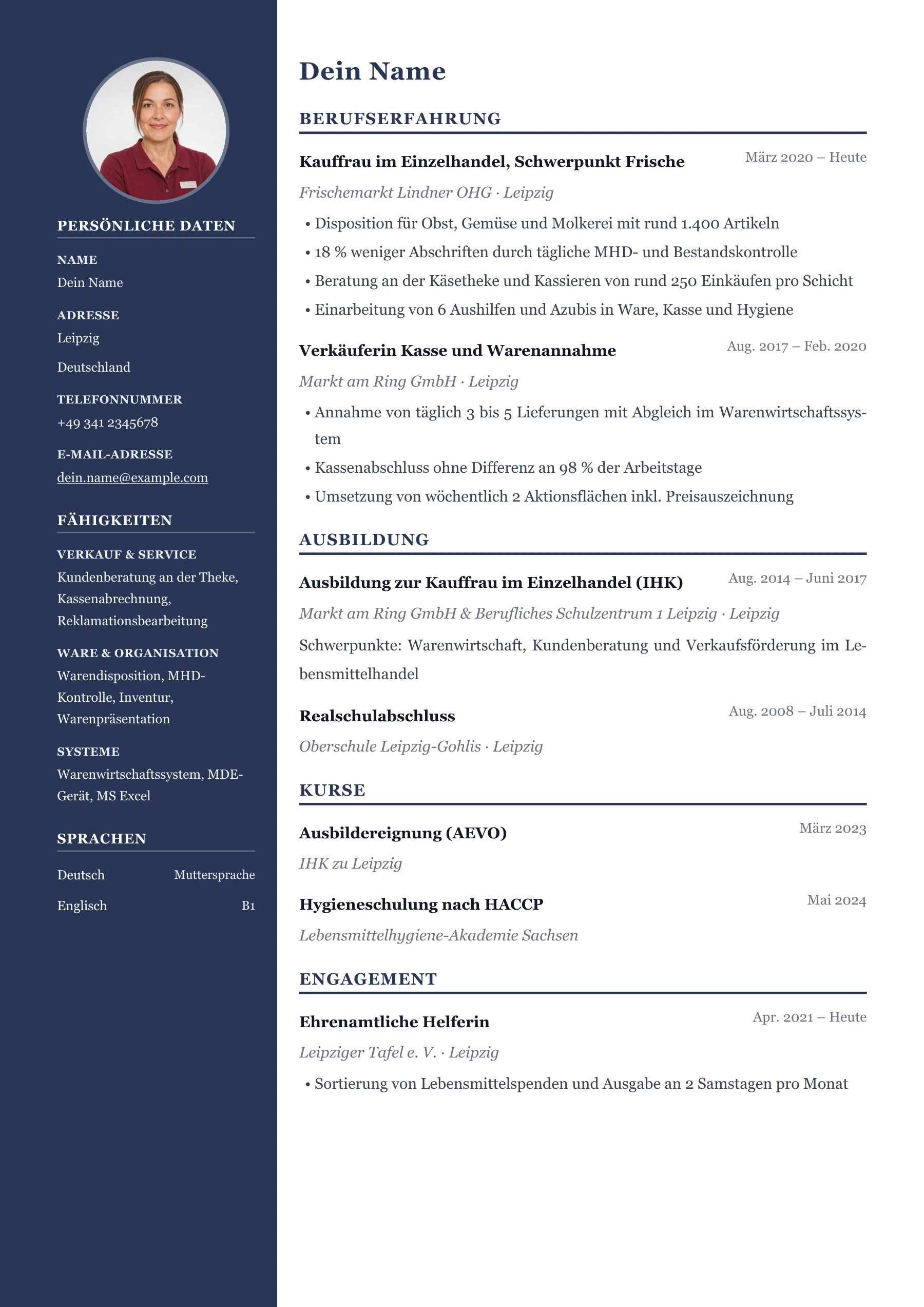 Einzelhandel allgemein · Professionell