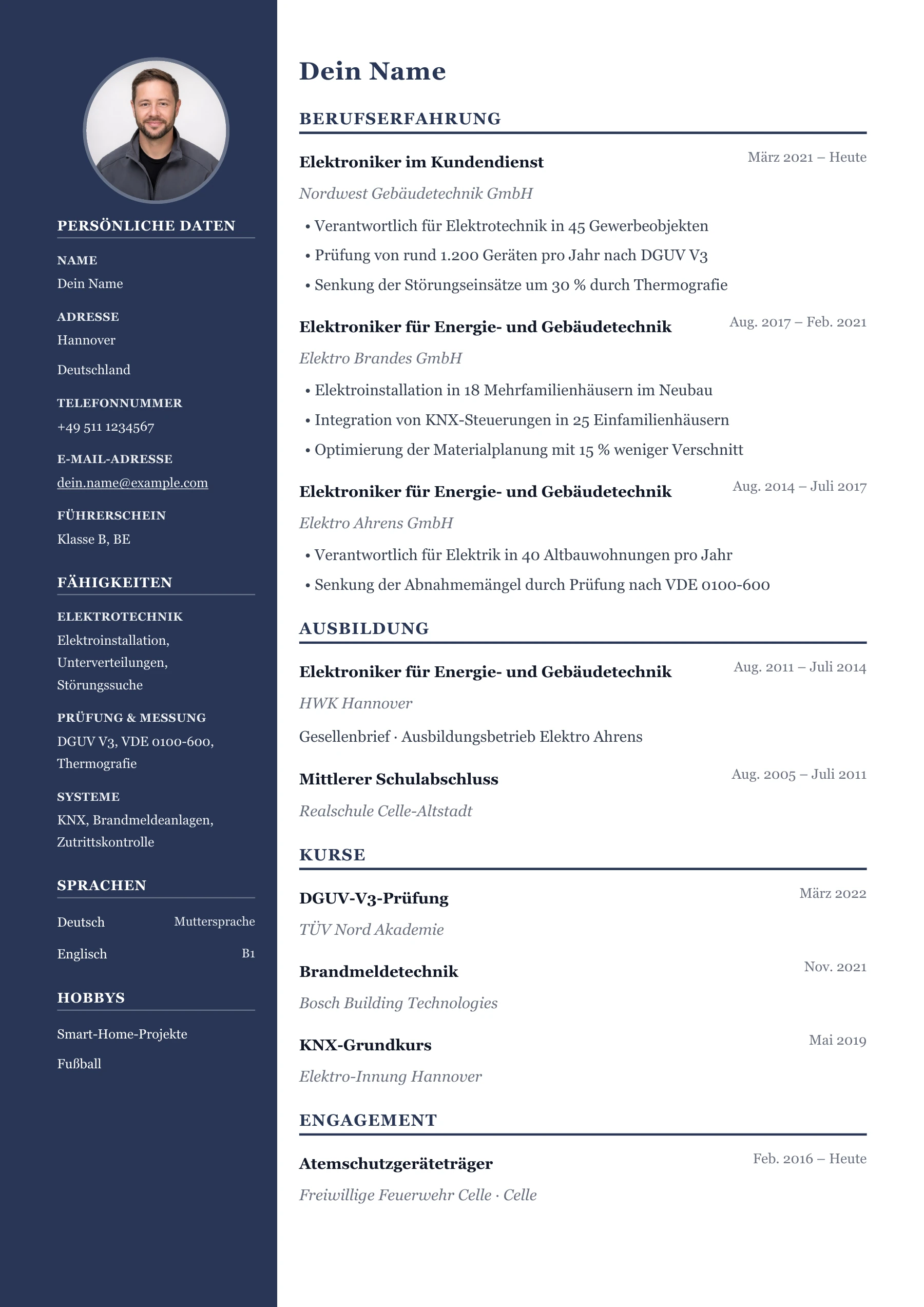 Elektroniker allgemein · Professionell