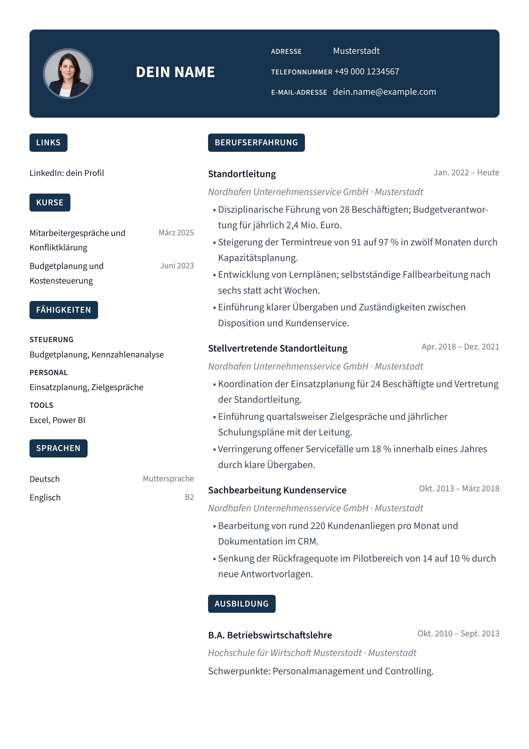 Führungskraft · Modern