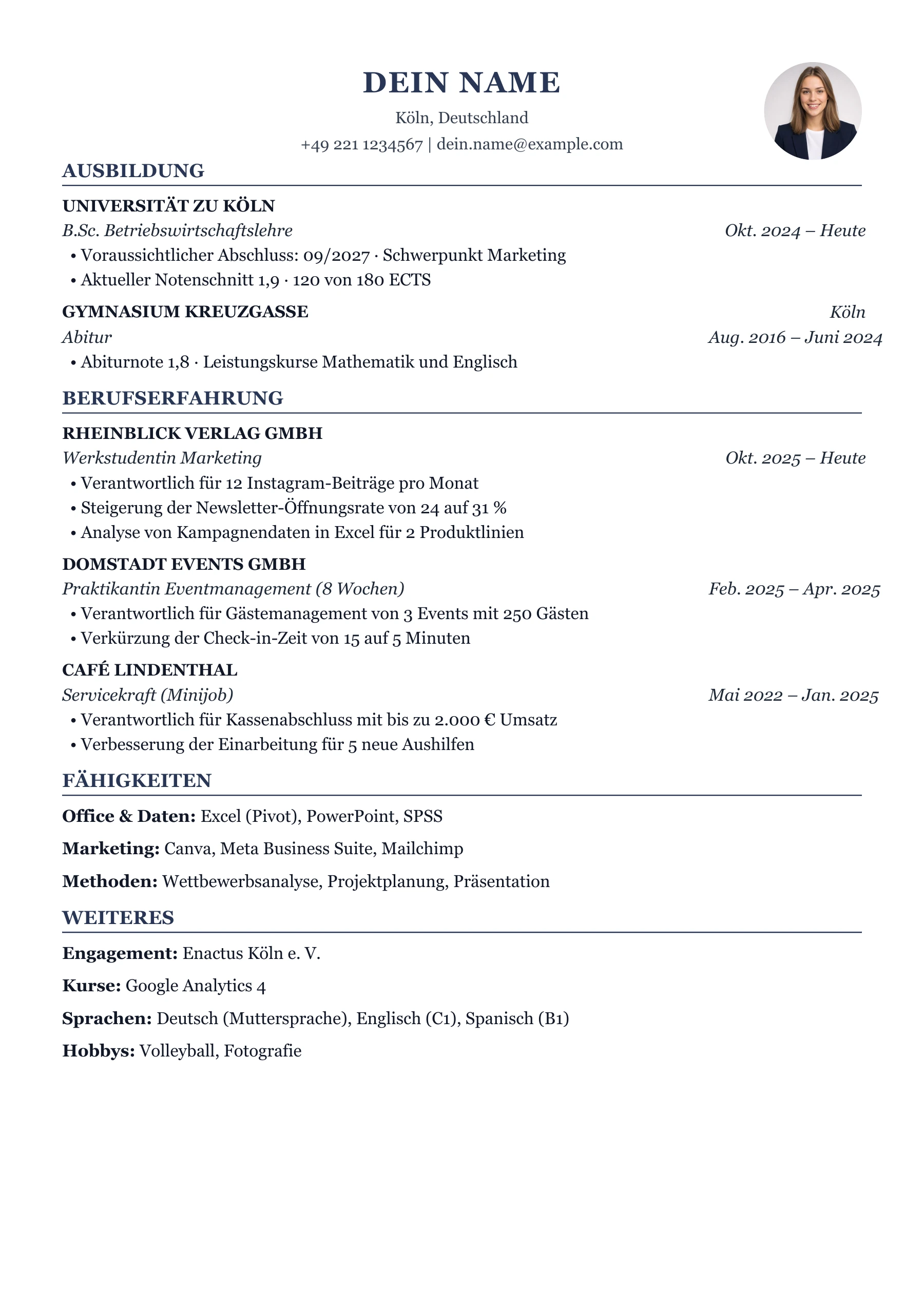 Praktikum allgemein · Kompakt
