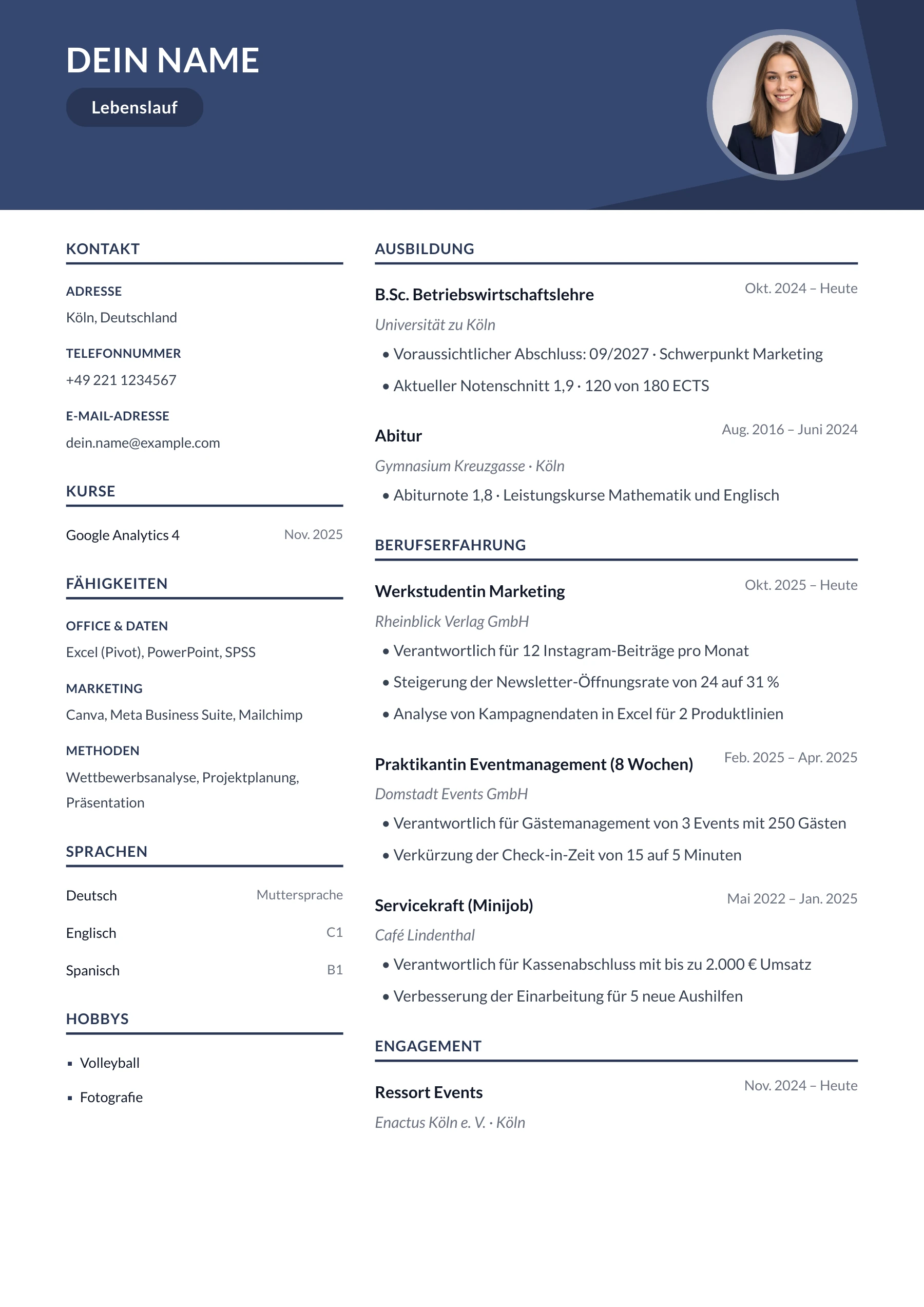 Praktikum allgemein · Geometrisch