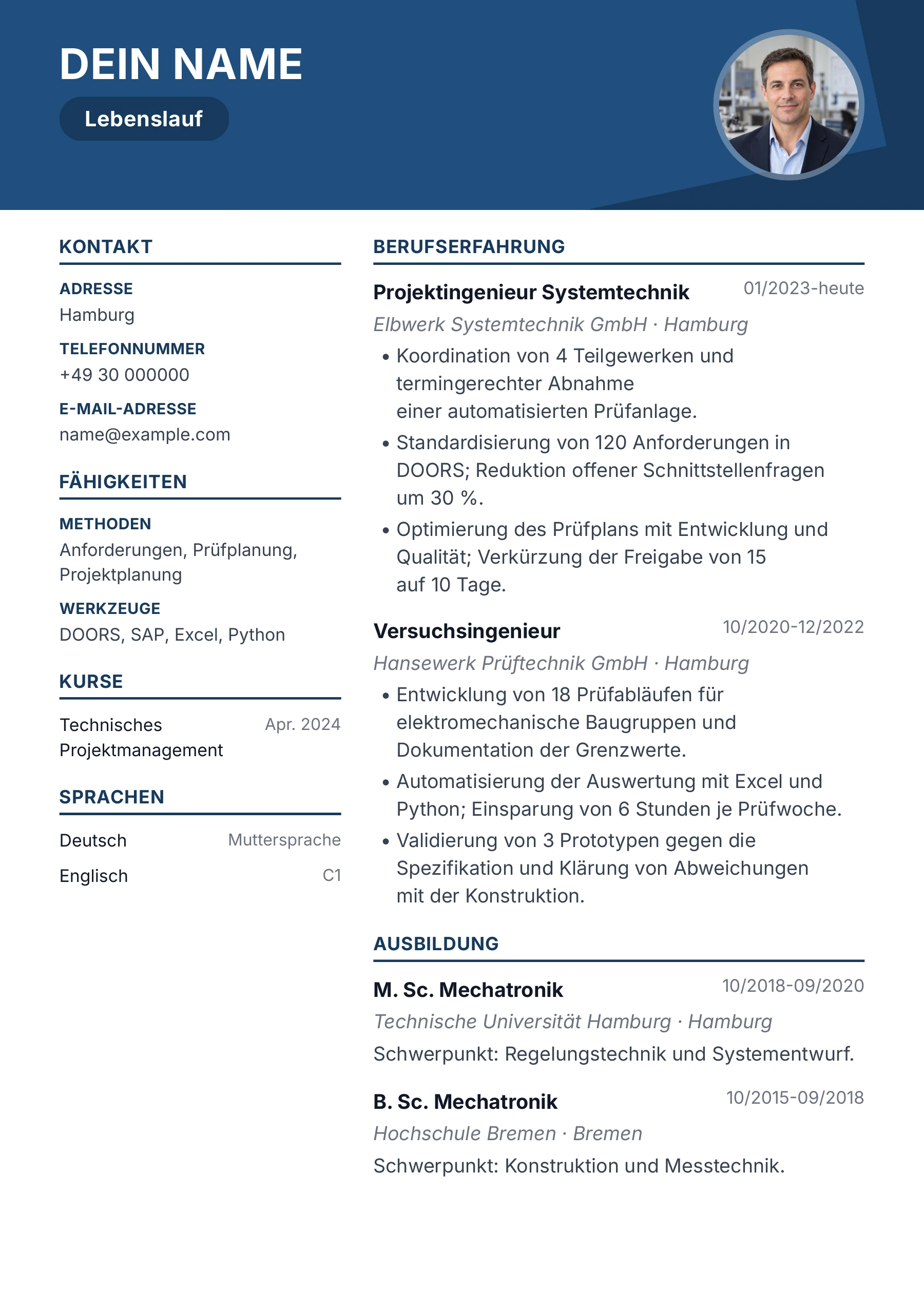 Ingenieur – allgemein · Geometrisch