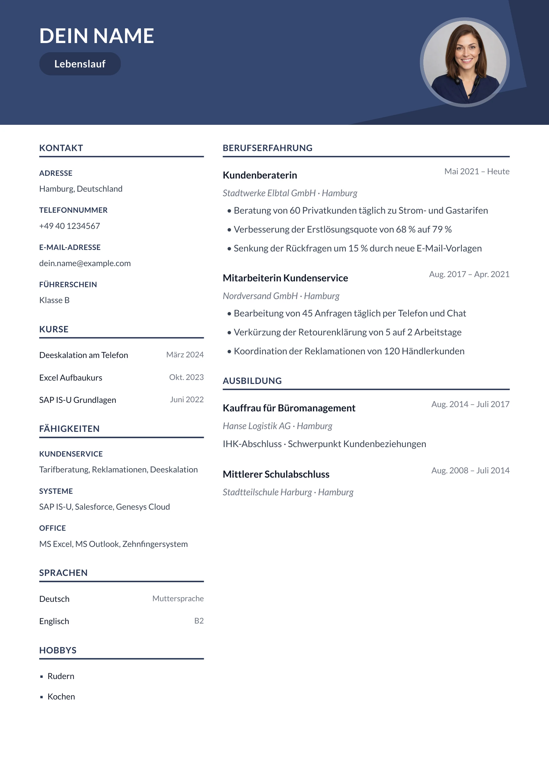 Kundenberater*in allgemein · Geometrisch
