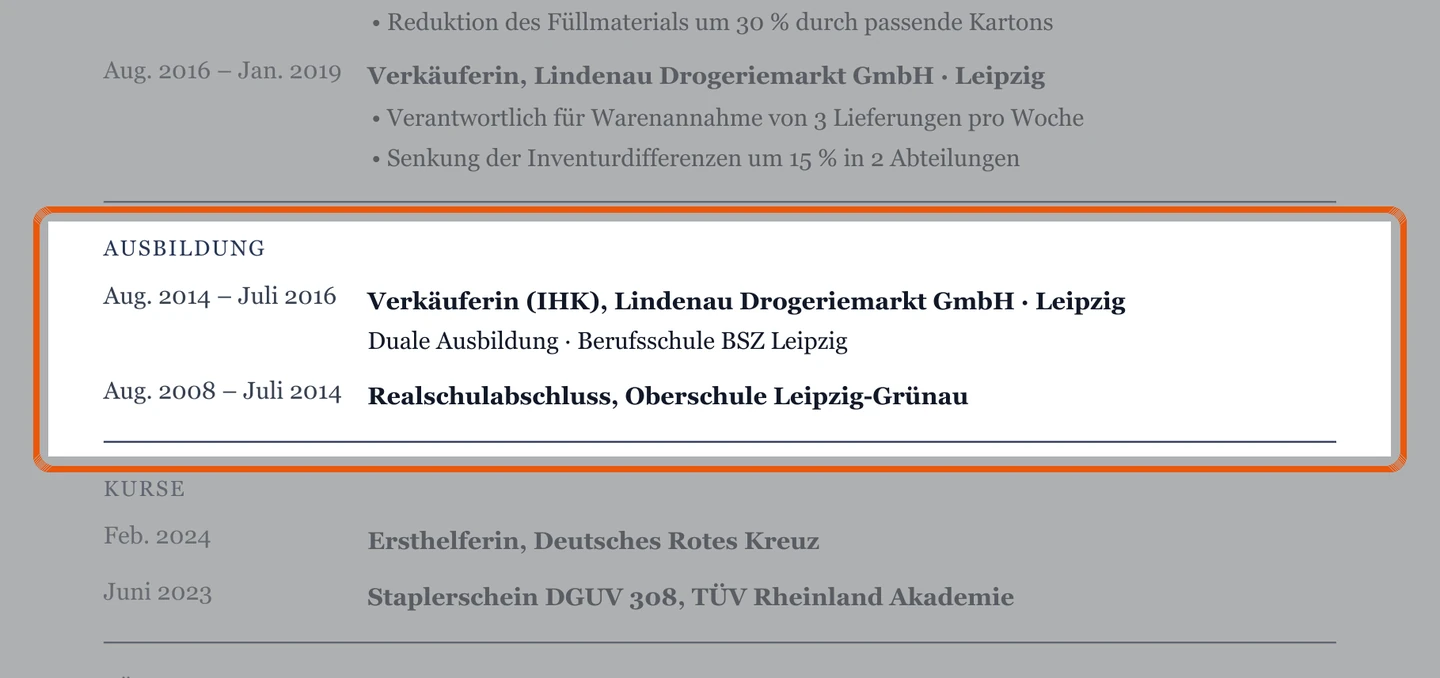 Ausbildung im Muster – Muster Kommissionierung & Versand