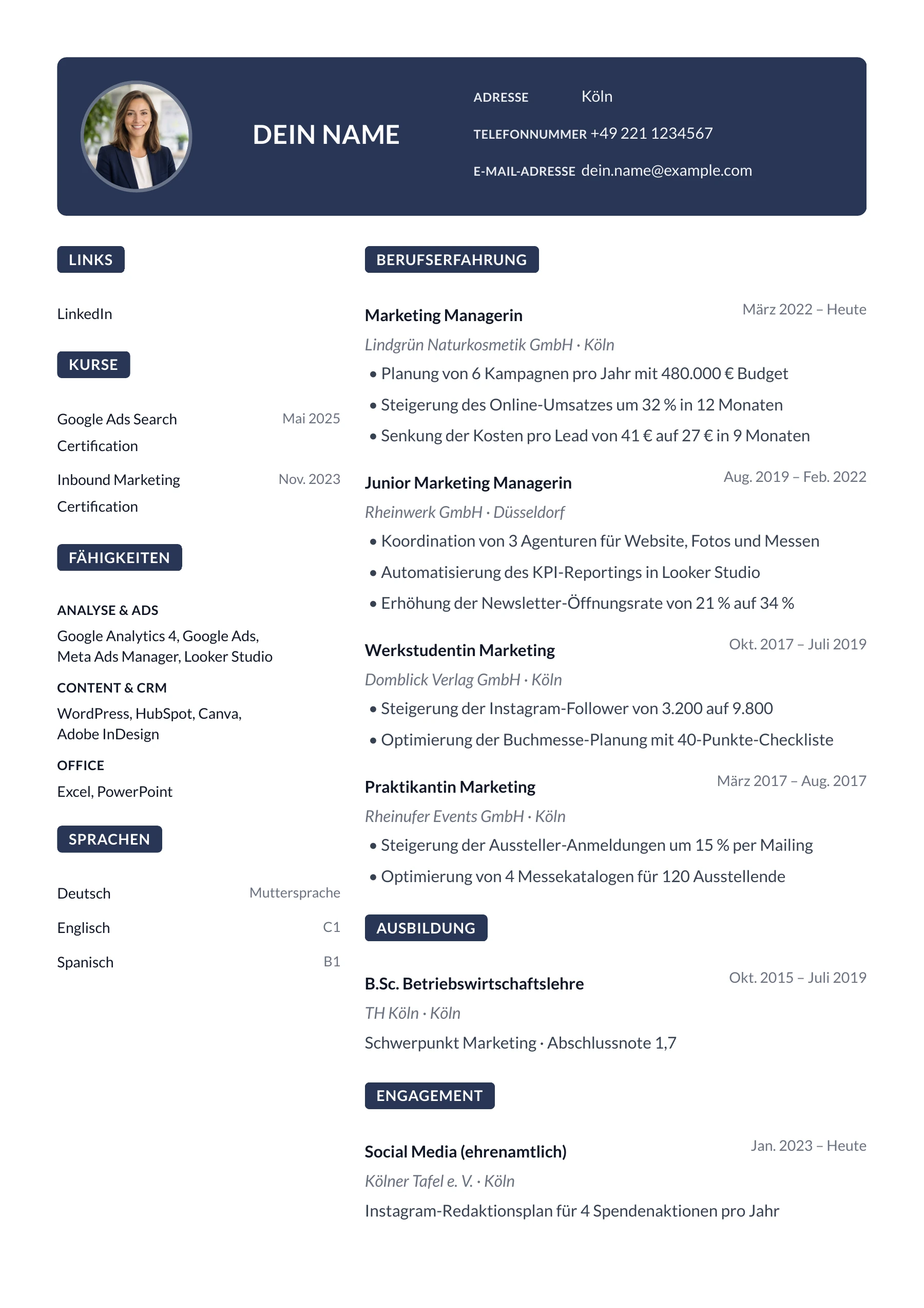 Marketing allgemein · Modern