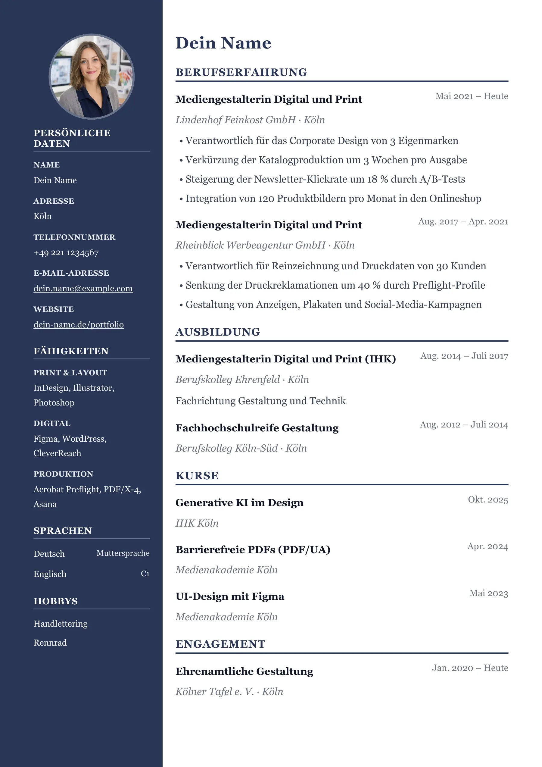 Mediengestalter*in allgemein · Professionell