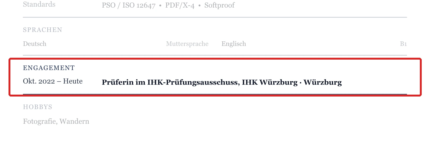 Engagement im Muster – Print & Druckvorstufe