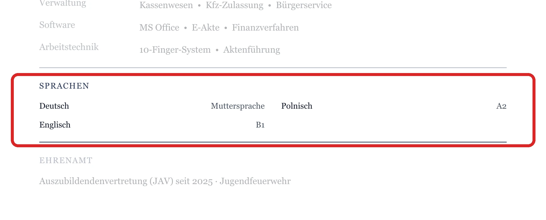 Sprachen im Muster – Ausbildung, duales Studium & Einstieg
