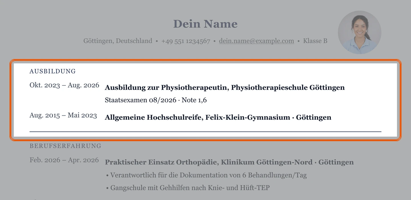 Ausbildung im Muster – Muster Ausbildung, Studium & Einstieg