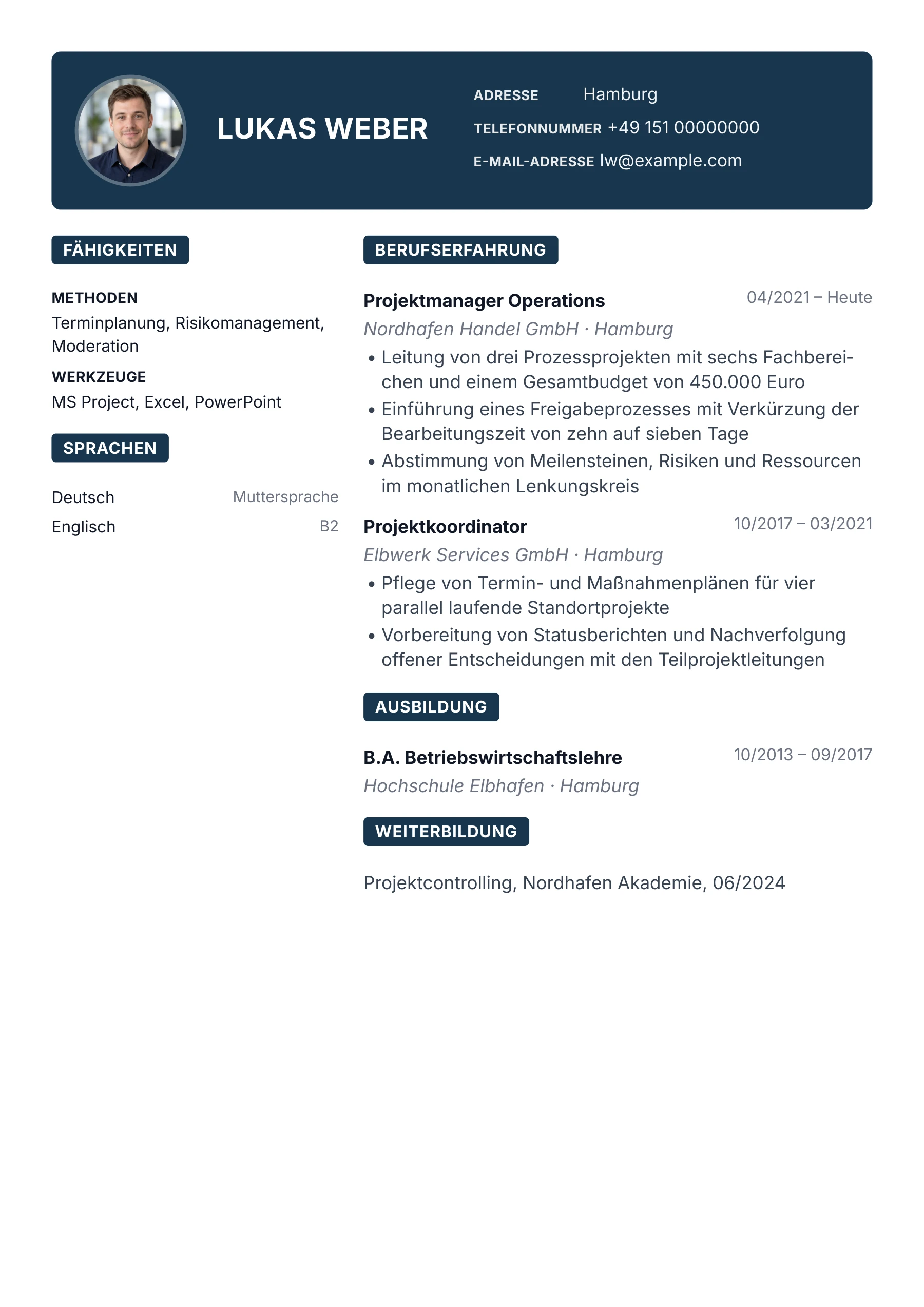 Projektmanagement allgemein · Modern