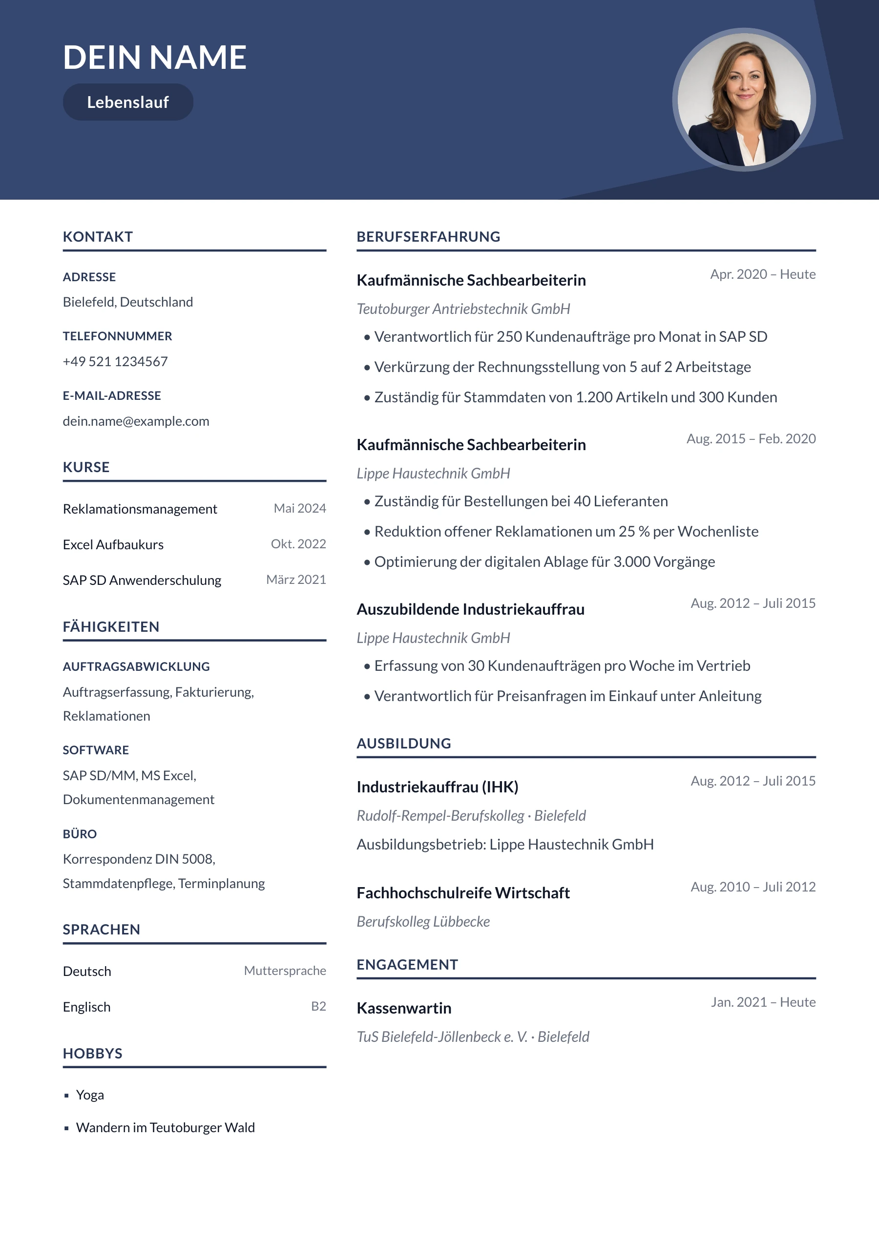 Sachbearbeiter*in allgemein · Geometrisch