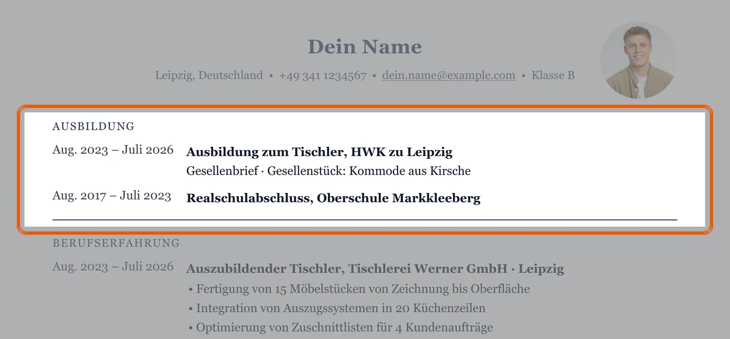 Ausbildung im Muster – Muster Ausbildung & Berufseinstieg