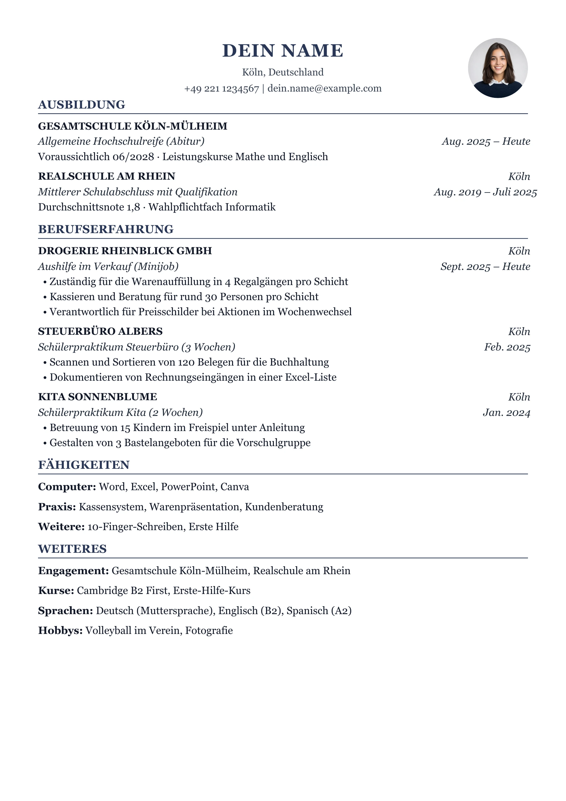 Schüler*in allgemein · Kompakt