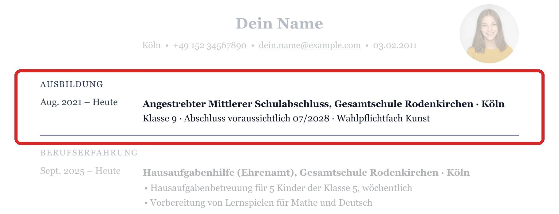 Schulbildung im Muster – Muster Kita, Schule & Soziales