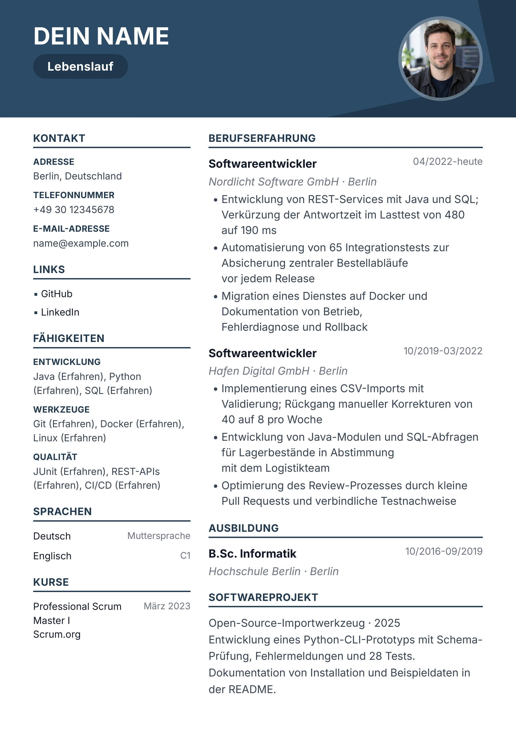 Softwareentwicklung allgemein · Geometrisch
