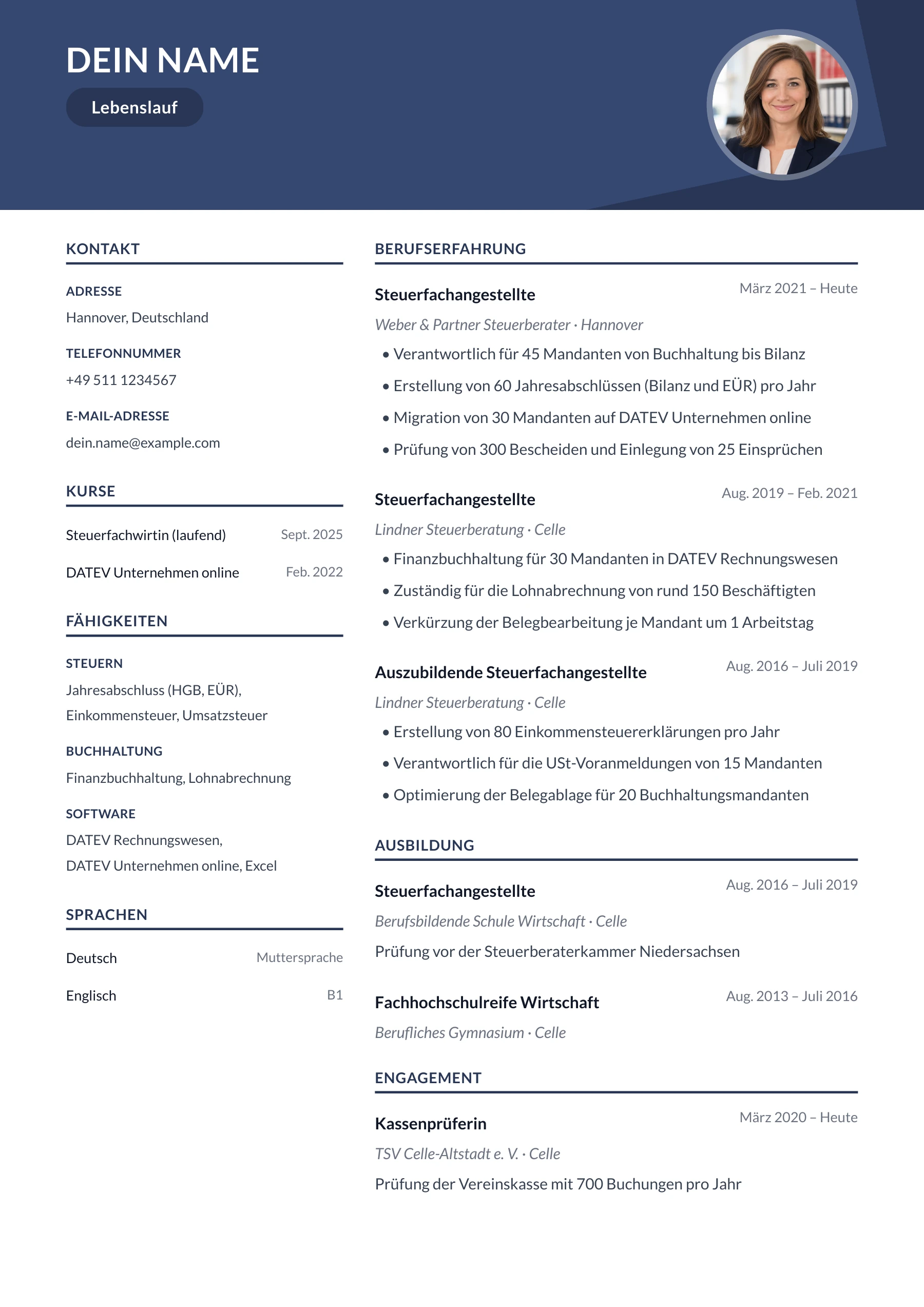 Steuerfachangestellte*r allgemein · Geometrisch