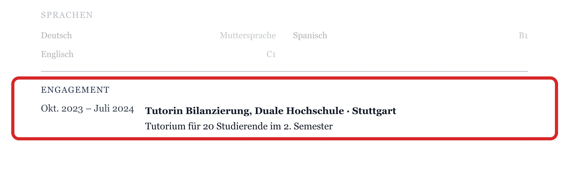 Engagement im Muster – Duales Studium & Steuerassistenz