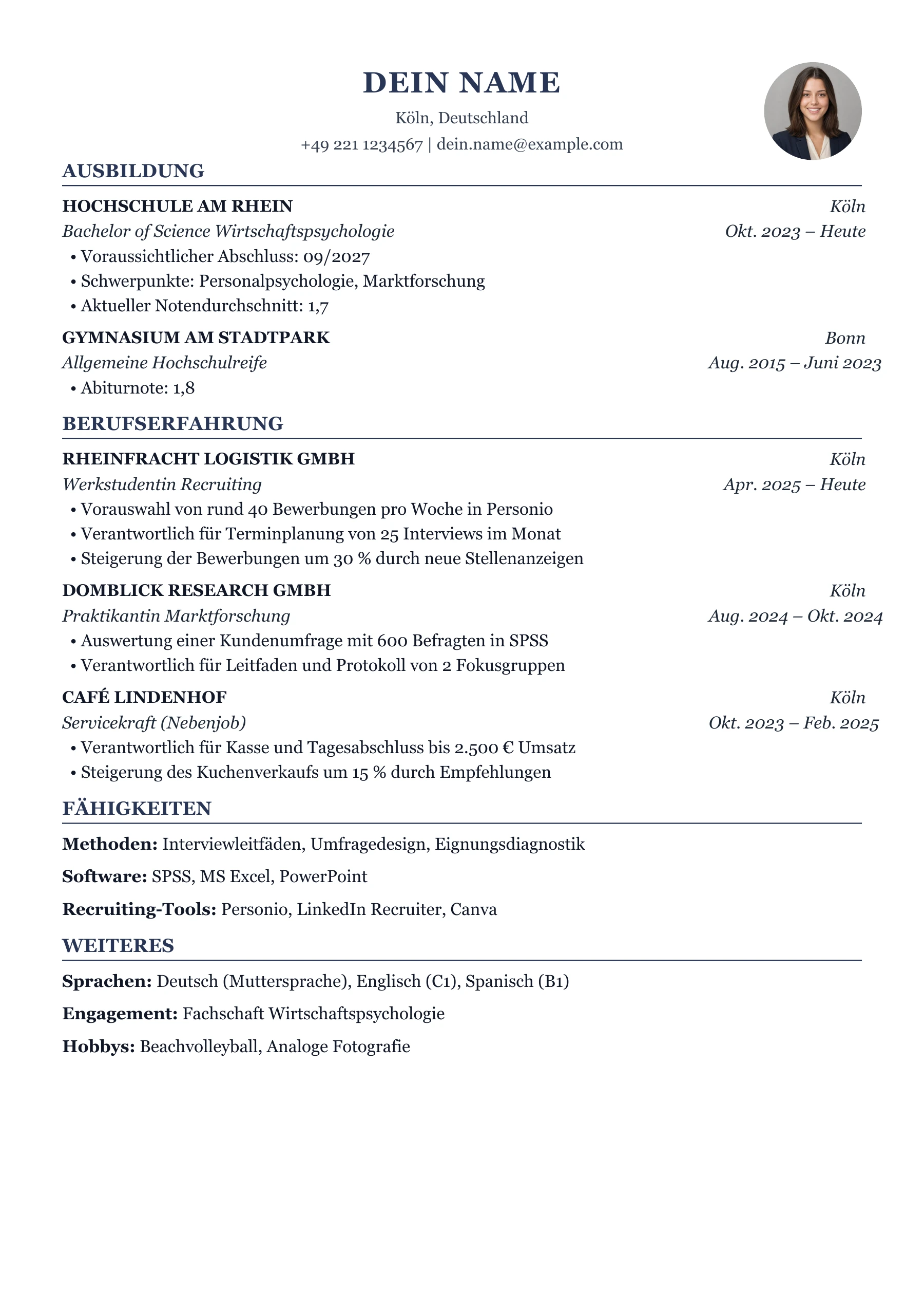 Student*in allgemein · Kompakt