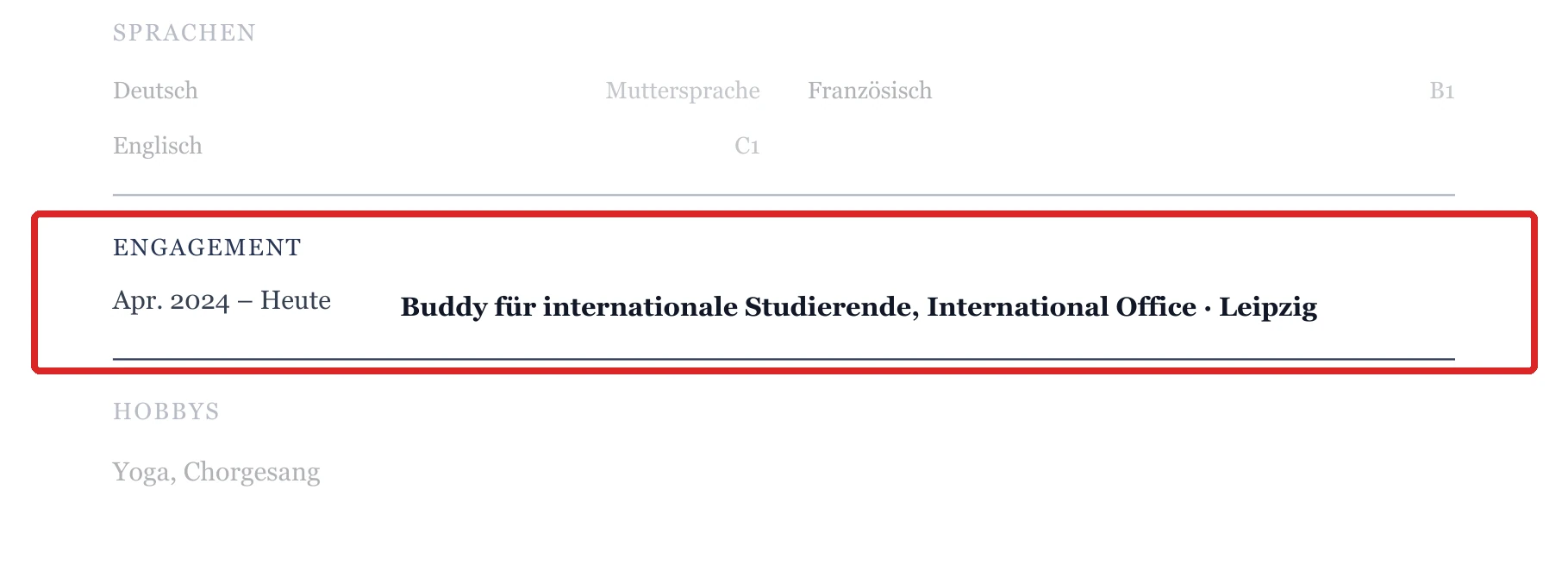 Engagement im Muster – Muster Sozial-, Geistes- & Gesundheitswiss.