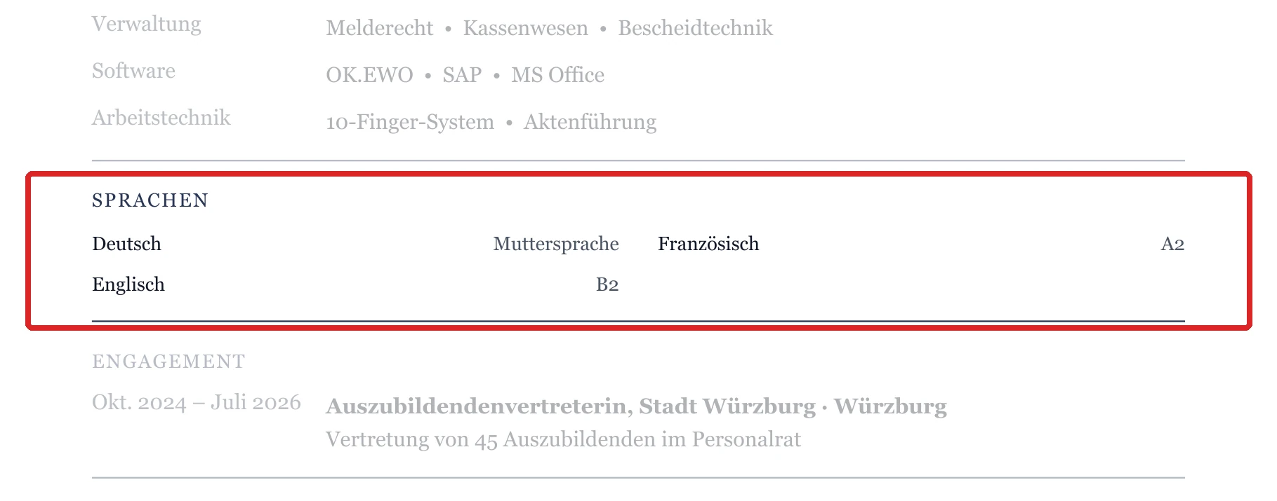 Sprachen im Muster – Ausbildung & Berufseinstieg