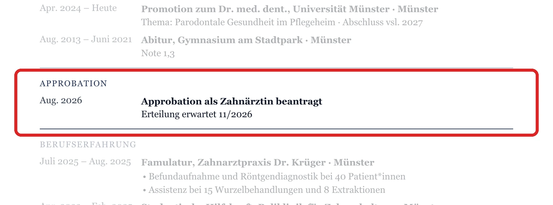 Approbation & Vorbereitungszeit im Muster – Muster Studium, Examen & Berufseinstieg