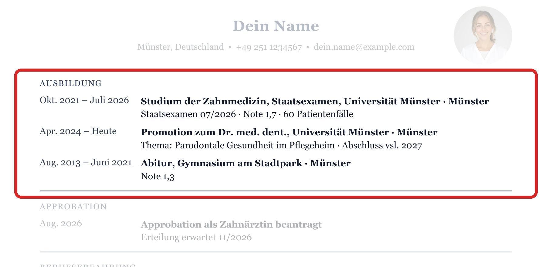 Studium im Muster – Muster Studium, Examen & Berufseinstieg