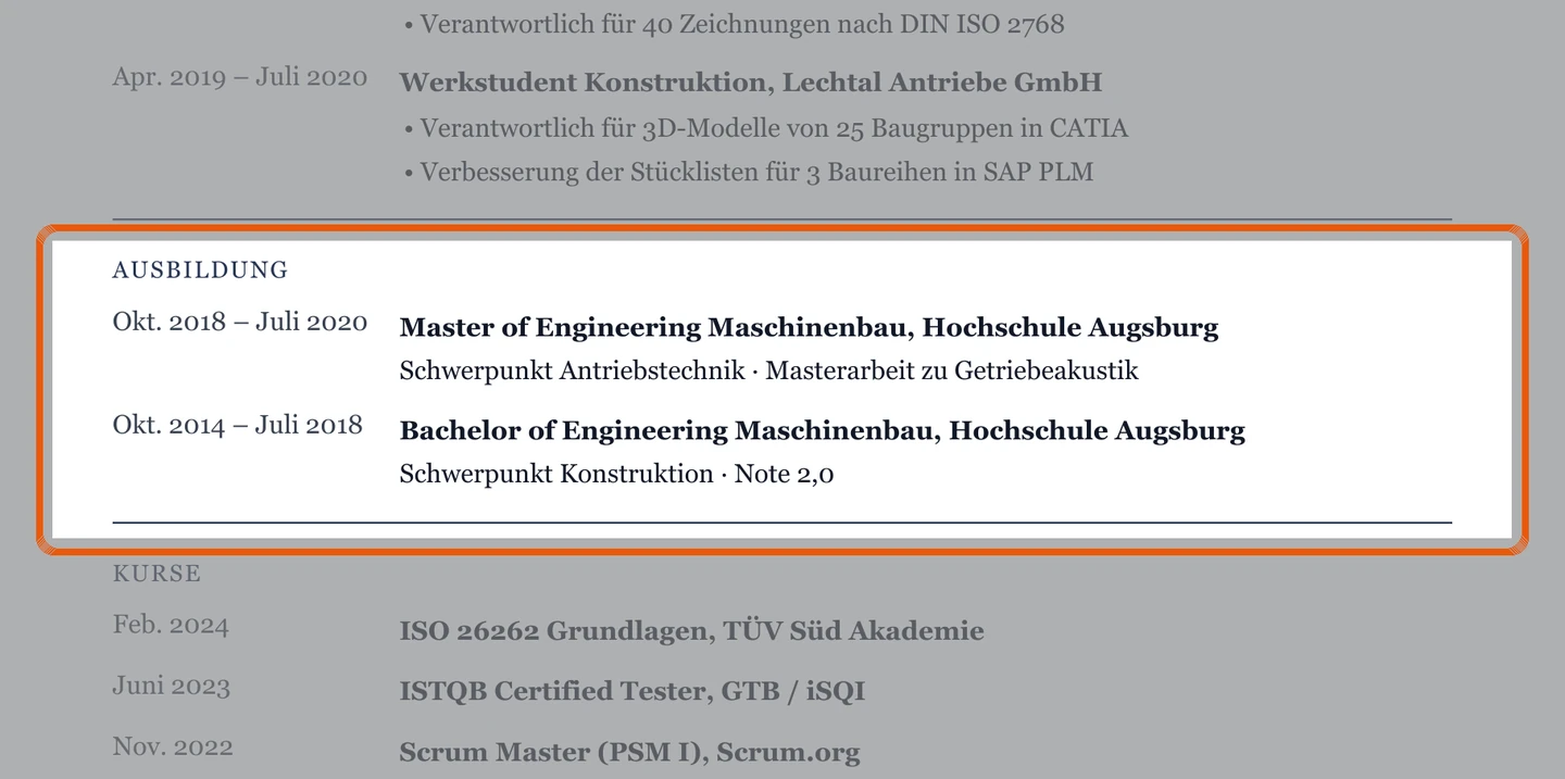 Ausbildung im Muster – Muster IT & Ingenieurwesen